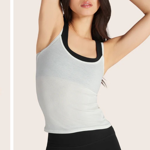 SET Active Workout Top - Sporty Layered Cami + Sports Bra, NWT - Picture 4 of 12